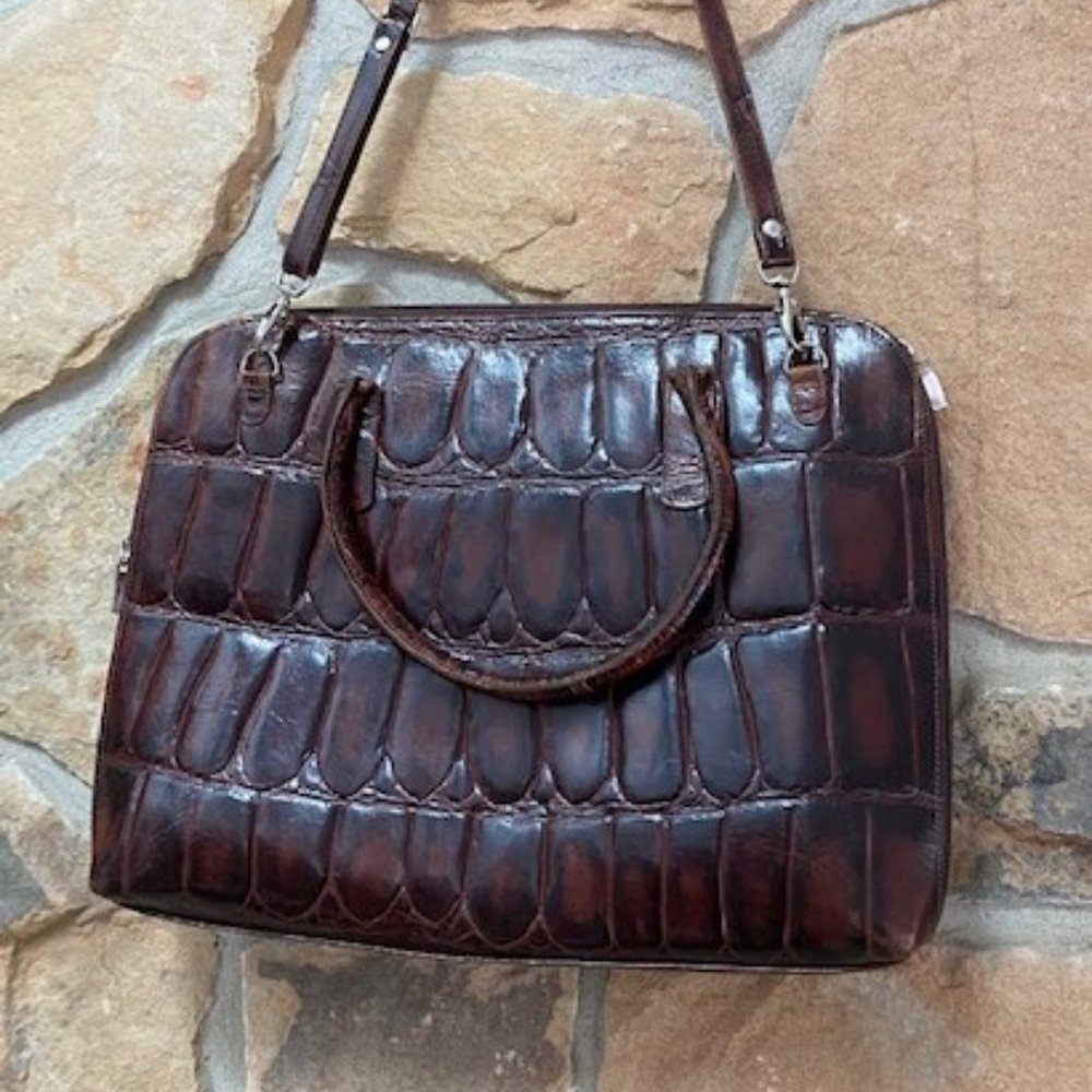 Crossbody Leather Brown Bag